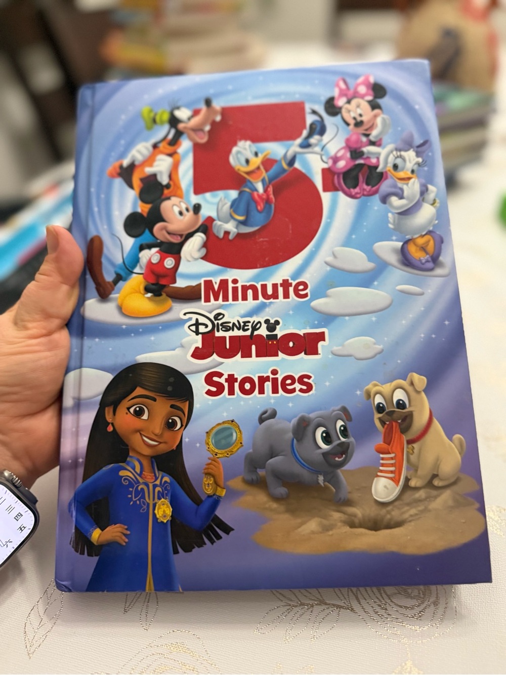 Disney Junior 5-Minute Stories Hardcover Book (2020) - Mira, Puppy Dog Pals, Vam